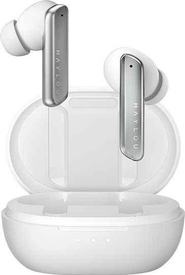 Haylou W1 T007 ANC In-ear Bluetooth Handsfree Earphones with Charging Case Silver