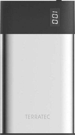 TerraTec P80 Slim Power Bank 8000mAh with 2 USB-A Ports Black
