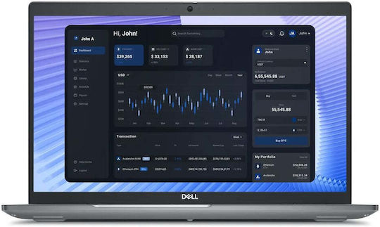 Dell Precision 3590 15.6" FHD (Ultra 7-155H/16GB/512GB SSD/RTX 500 Ada/W11 Pro) Grey (DE Keyboard) view 4