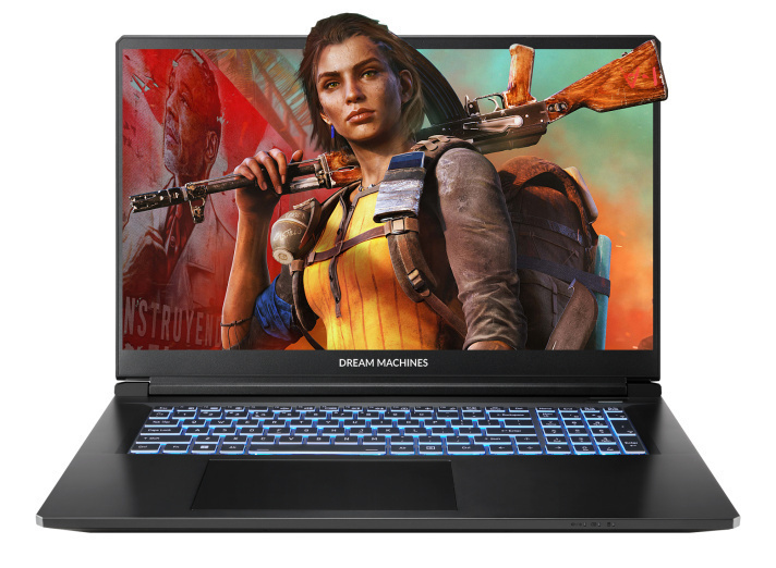 Dream Machines RT5060-17EU26 17.3" FHD 144Hz (Ryzen 7-H255/16GB/512GB SSD/GeForce RTX 5060/No OS) (International English Keyboard)