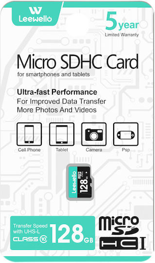 Leewello SDHC 128GB Class 10 view 3