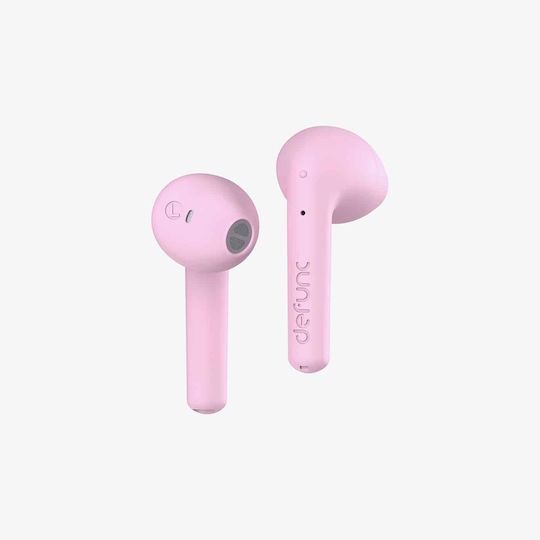 Defunc True Lite Travel Kit Earbud Bluetooth Handsfree Earphones with Sweat Resistance and Charging Case Pink vue 2