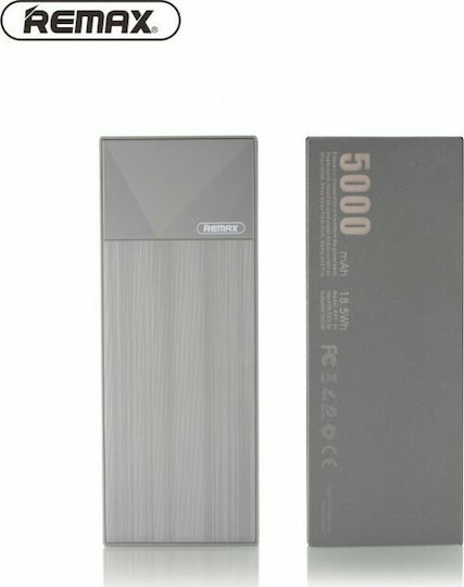 Remax Thoway RPP-54 Power Bank 5000mAh with USB-A Port Gray vue 2
