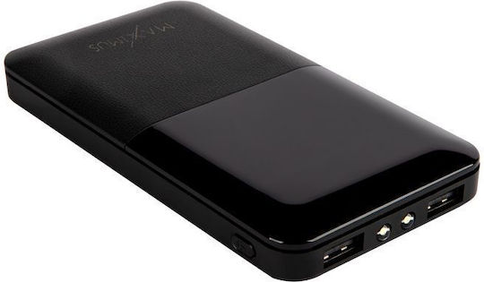 Maxximus Mx Roth Power Bank 10000mAh with 2 USB-A Ports Black view 2