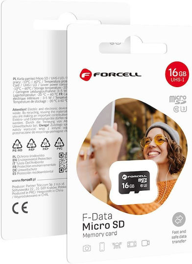 Forcell SDHC 16GB Class 10 U3 UHS-I