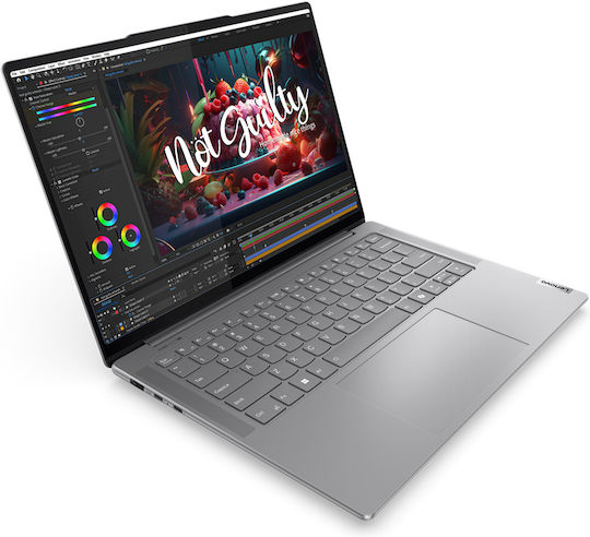 Lenovo Yoga Pro 7 14IMH9 14.5" IPS FHD Touchscreen 120Hz (Ultra 9-185H/32GB/1TB SSD/W11 Home) Luna Grey (GR Keyboard) view 4