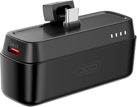 XO PR244 USB-C Power Bank 5000mAh 20W with USB-C Port Quick Charge 2.0 / Quick Charge 3.0 Black vue 2