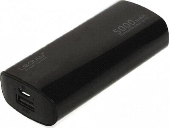 Leouw LE-230 Power Bank 5000mAh with USB-A Port Black view 3