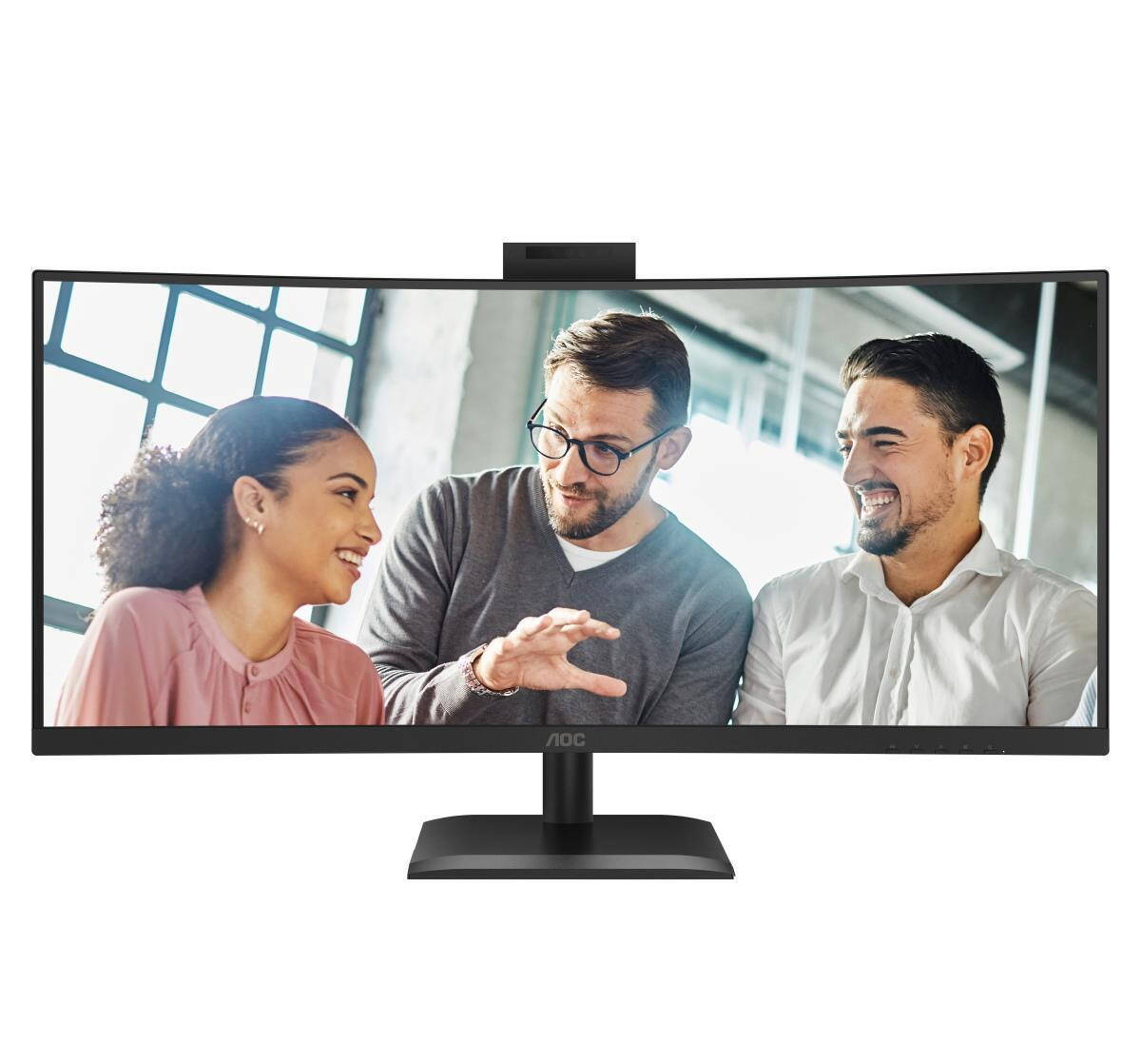 AOC CU34E4CW Ultrawide VA HDR Curved Monitor 34" QHD 3440x1440 with Response Time 4ms GTG view 6