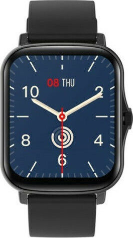 Lemfo Y20 44mm Smartwatch with Heart Rate Monitor (Black) view 3