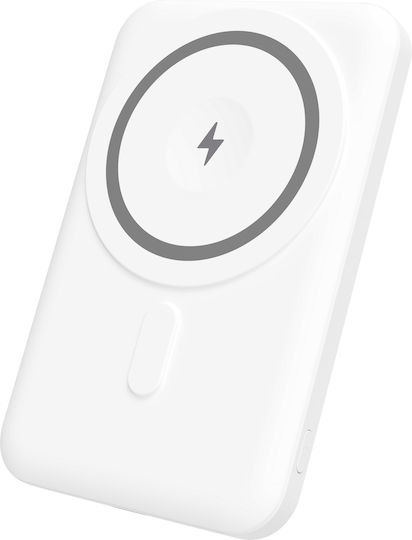 Yenkee YPB 501 MagSafe Power Bank 5000mAh 20W with USB-C Port White