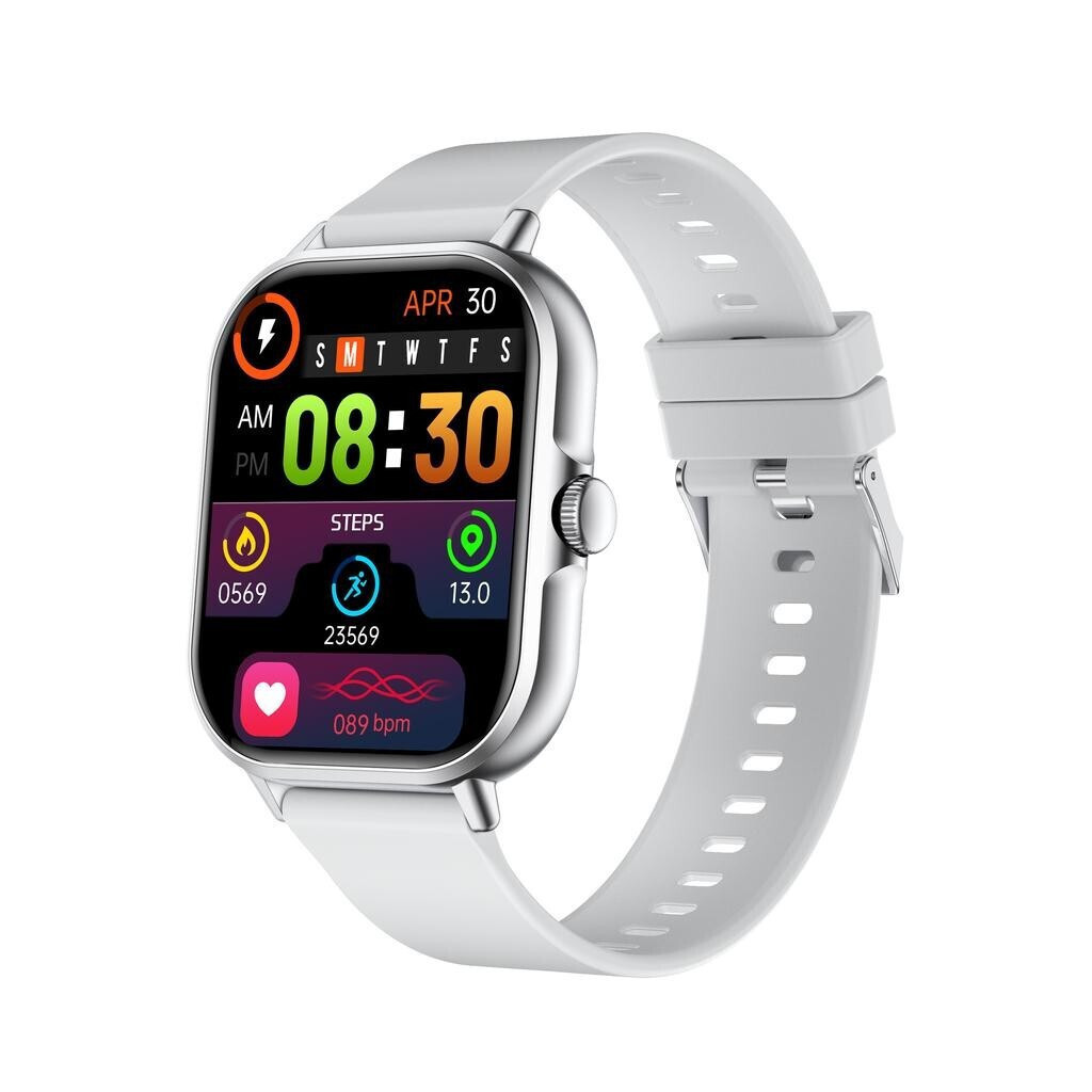 Alista Home H15 Edition 38mm Smartwatch with Heart Rate Monitor (Silver) view 1