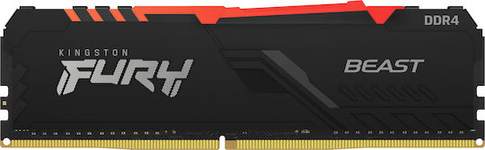 Kingston Fury Beast DDR4 with Module 1x16GB and Speed 3200 for Desktop KF432C16BB/16 view 6
