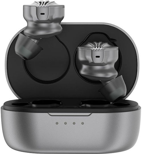 Fiio FW3 In-ear Bluetooth Handsfree Earphones with Charging Case Silver view 1