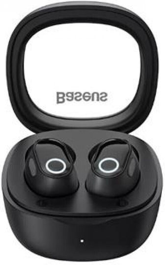 Baseus Bowie WM02 In-ear Bluetooth Handsfree Earphones with Charging Case Black