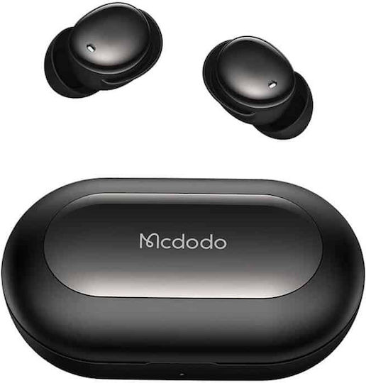 Mcdodo HP-4490 Goodnight Sleep In-ear Bluetooth Handsfree Earphones with Charging Case Black view 2