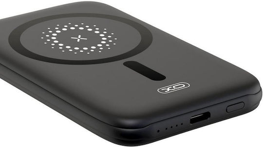 XO PR153 MagSafe Power Bank 5000mAh 15W with USB-C Port Power Delivery Black view 2