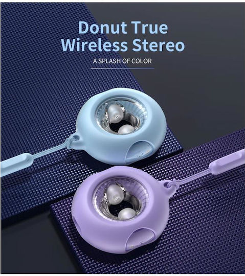 Choetech Breath Lighting BH-T22 In-ear Bluetooth Handsfree Earphones with Charging Case Purple view 5