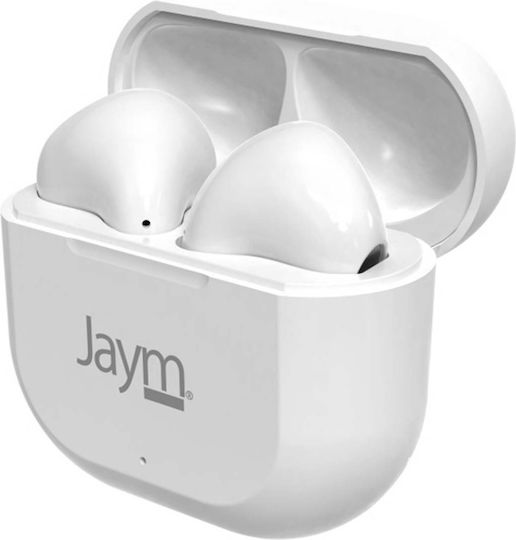 Jaym TS-123B In-ear Bluetooth Handsfree Earphones White view 3