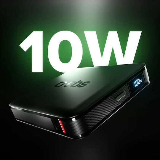 SBS High Density Power Bank 5000mAh 10W with USB-C Port Black view 8
