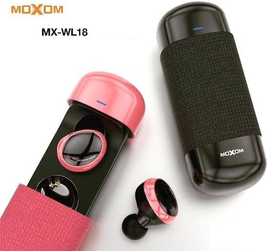 Moxom MX-WL18 In-ear Bluetooth Handsfree Earphones with Charging Case Black view 4