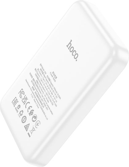 Hoco J109 Power Bank 5000mAh 20W with USB-C Port Power Delivery White view 3