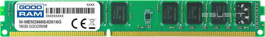 GoodRAM DDR4 with Module 1x16GB and Speed 2666 for Server W-MEM2666E4D816G