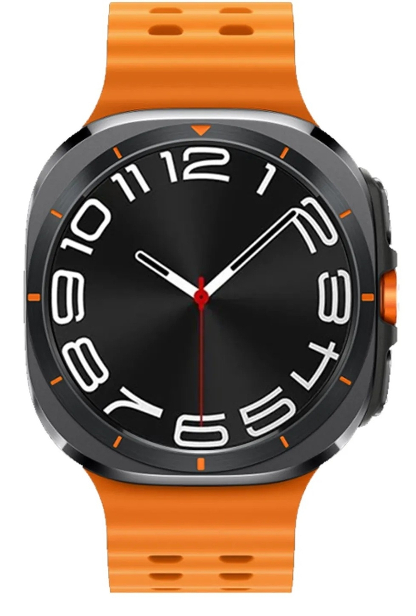 Bikkembergs Smartwatch Flexone BK-F8 Black Case Orange Rubber Strap view 1