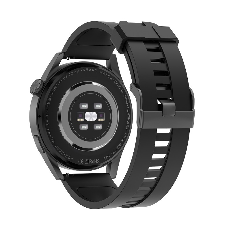 DeltaFiT Max Smartwatch with Heart Rate Monitor (Black) vue 8