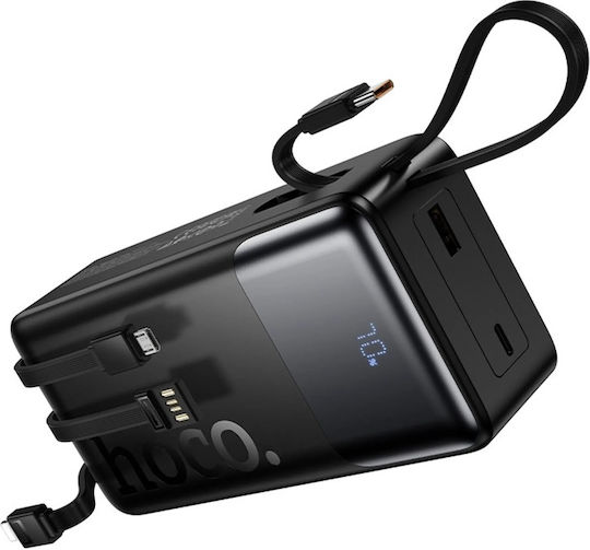 Hoco J156B Founder Power Bank 30000mAh 22.5W with USB-A Port and USB-C Port Power Delivery / Quick Charge 3.0 Black view 5