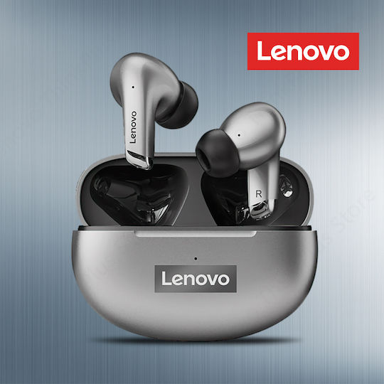 Lenovo LP5 In-ear Bluetooth Handsfree Earphones with Charging Case Black view 8