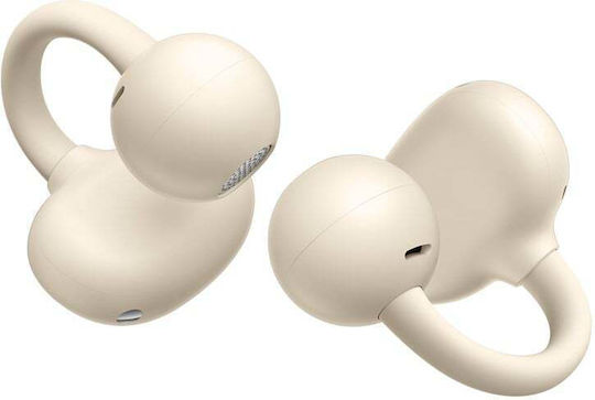Huawei FreeClip Earbud Bluetooth Handsfree Earphones with Sweat Resistance and Charging Case Beige view 5