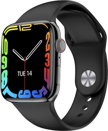 I7 ProMax Smartwatch with Heart Rate Monitor (Black) view 2