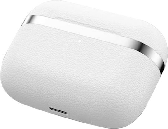 Devia ANC Ultra1 In-ear Bluetooth Handsfree Earphones with Charging Case White view 2