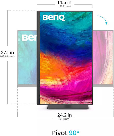 BenQ PD2706QN IPS HDR Monitor 27" QHD 2560x1440 with Response Time 5ms GTG view 7