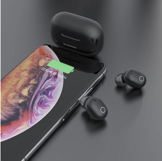 Esdras TWS23 In-ear Bluetooth Handsfree Earphones with Charging Case Black view 5