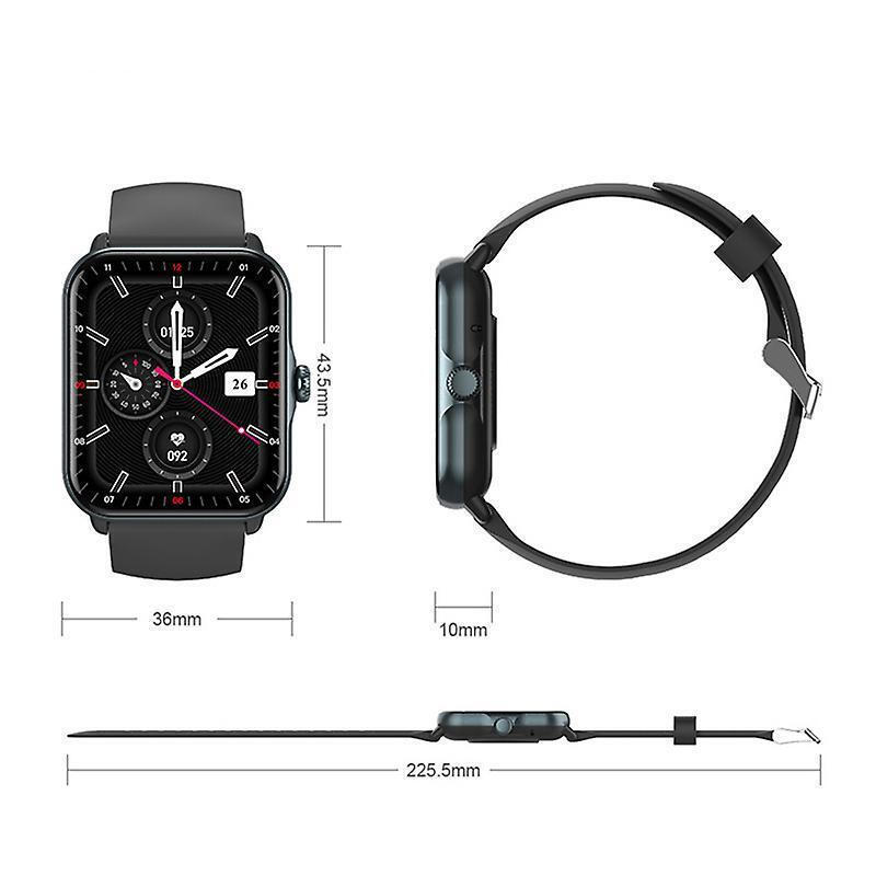 Nexus FiT Aluminium Smartwatch with Heart Rate Monitor (Black) view 4