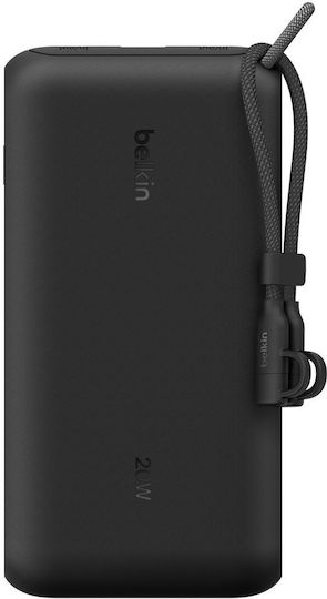 Belkin 20K with Display Power Bank 20000mAh 20W with USB-A Port and 2 USB-C Ports Power Delivery Black view 4