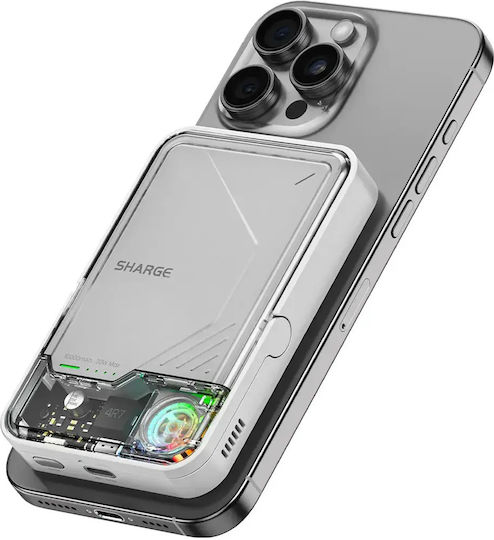 Sharge Icemag 2 Power Bank 10000mAh with USB-C Port White view 2