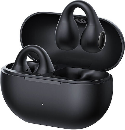 Baseus Bass 15 Clip Open Ear Bluetooth Handsfree Earphones with Charging Case Black view 1