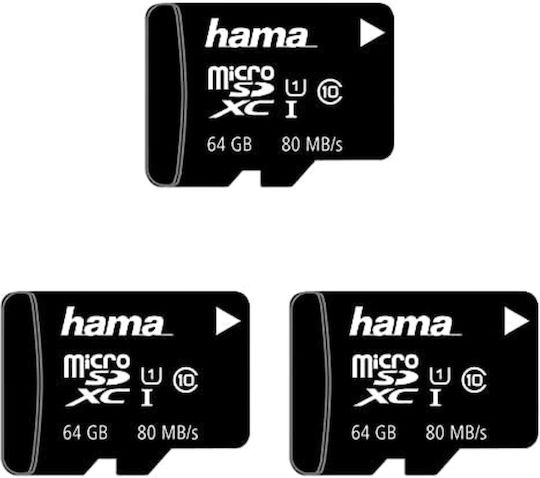 HAMA microSDHC 64GB Class 10 UHS-I view 1