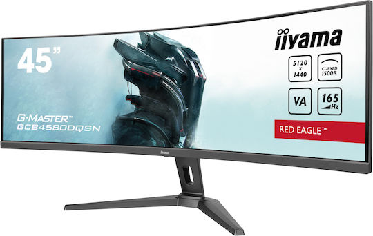 Iiyama G-MASTER GCB4580DQSN-B1 Ultrawide VA HDR Curved Gaming Monitor 45" 5120x1440 165Hz view 3