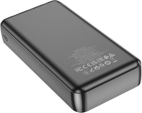 Hoco J100A Power Bank 20000mAh 10W with 2 USB-A Ports Black vista 3