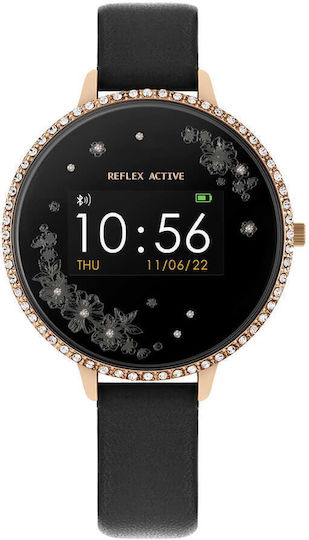 Reflex Active RA03-2078 38mm Smartwatch with Heart Rate Monitor (Black) view 4