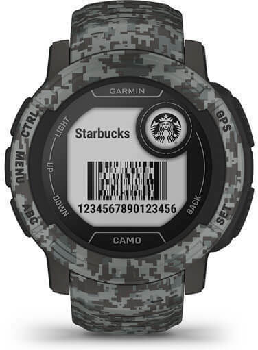 Garmin Instinct 2 Camo Edition 45mm Waterproof Smartwatch with Heart Rate Monitor (Graphite Camo) view 4