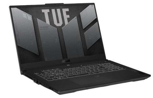 Asus TUF Gaming F17 FX707VJ-HX075 17.3" IPS FHD+ 144Hz (Core 5-210H/16GB/512GB SSD/GeForce RTX 3050/No OS) Mecha Gray (US Keyboard) view 3