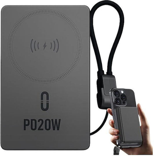 AT0639 Power Bank 10000mAh 20W Power Delivery Gray