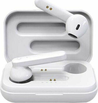 X12 Earbud Bluetooth Handsfree Earphones with Charging Case White view 1