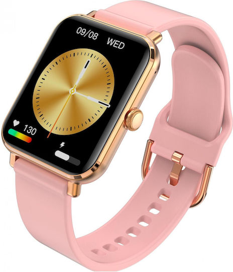 Garett GRC Classic Smartwatch with Heart Rate Monitor (Rose Gold) view 2