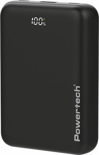 Powertech PT-1503 Power Bank 20000mAh 22.5W with USB-A Port and 2 USB-C Ports Power Delivery / Quick Charge 4.0 Black view 1